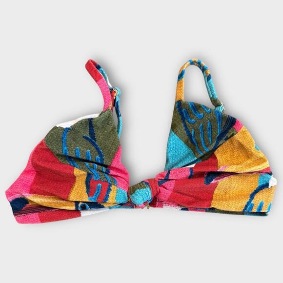 Farm Rio Toucan Bikini Top Size Large - Picture 5 of 10